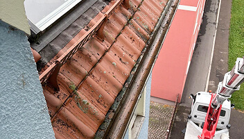 Dach Heilig's Blechle Freie Rinnen statt Rückstau und Überlaufen