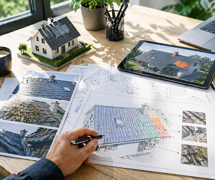 Dach Heilig's Blechle mit klarem Plan Dach Heilig's Blechle mit klarem Plan