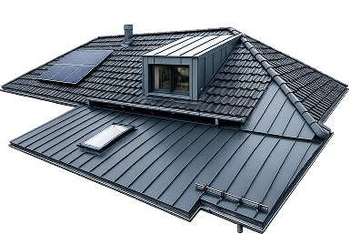 Dach Heilig's Blechle Modern roof design